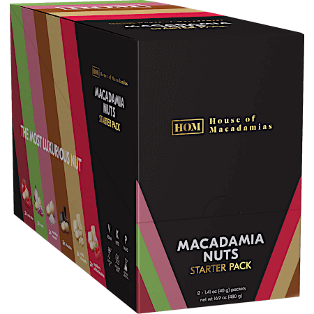 Variety Pack - Dipped and Dry Roasted Macadamia Nuts